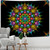 Colorful Psychedelic Radiant Mandala Tapestry Wall Hanging - size 230x180cm