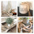 Boho Wood Tassel Bead Garland Rustic Wall Hanging