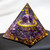 Peridot Amethyst Pyramid Reiki Healing Crystal