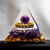 Peridot Amethyst Pyramid Reiki Healing Crystal