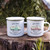 Retro His and Hers Enamel Coffee Mug