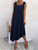 Summer A-line Maxi Long Sleeveless Dress