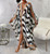 Elegant Kaftan Tunic Loose Swim Suit Cover Up