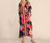 Bohemian Printed Kaftan Tunic Half Sleeve Maxi Dress