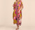 Bohemian Printed Kaftan Tunic Half Sleeve Maxi Dress