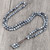 Natural 6mm Round Agate Onyx Necklace