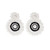 White Beaded Statement Tassel Drop Dangle Earrings