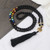 7 Chakra Black Onyx Bohemian Long Tribal Necklace