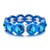 Casual Evil Eye Enamel Rainbow Tile Beads Bracelet