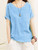 Solid Green Cotton Linen Loose Oversize Casual Blouse