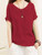 Solid Green Cotton Linen Loose Oversize Casual Blouse