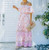 Sexy Vintage Off-Shoulder Ruffle Long Maxi Sundress
