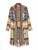 Women Jacquard V-Neck Loose Cardigan Sweater