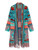 Women Jacquard V-Neck Loose Cardigan Sweater