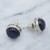 Natural Crystal Stone Stud Earrings