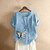 Summer Cotton Linen Femme Vetement Tshirt - size XL