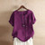 Summer Cotton Linen Femme Vetement Tshirt - size XXL