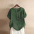 Summer Cotton Linen Femme Vetement Tshirt - size 4XL