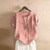 Summer Cotton Linen Femme Vetement Tshirt - size 4XL