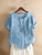 Summer Cotton Linen Femme Vetement Tshirt - size 5XL