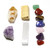 Balancing 7 Chakra Polished Crystal Stone With Bag