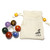 Balancing 7 Chakra Polished Crystal Stone With Bag