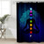Colorful Flower of Life Waterproof Shower Curtain