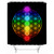 Colorful Flower of Life Waterproof Shower Curtain