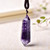 Double Terminated Point Healing Crystal Pendant