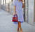 Striped Lapel A Line Casual Oversized Shirt Dress