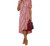 Striped Lapel A Line Casual Oversized Shirt Dress