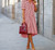 Striped Lapel A Line Casual Oversized Shirt Dress