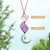 Amethyst Raw Stone Crystal Wall Hanging Decor