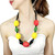 Multicolor Long Wooden Beads Ethnic Necklace-1731414485