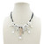 Leaf Shape Alloy Geometric Maxi Collar Necklace