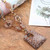 Vintage Long Handmade Mala Bead Statement Necklace