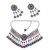 Rhinestone Tribal Coin Tassel Necklace