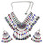 Rhinestone Tribal Coin Tassel Necklace