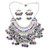 Rhinestone Tribal Coin Tassel Necklace