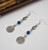 Vintage Coin Tassel Ethnic Drop Earrings