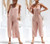 Solid Casual Loose Linen Cotton Backless Jumpsuit
