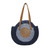 Vintage Handmade Woven Round Rattan Straw Shoulder Bag