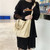Vintage Canvas Multi-pockets Tote Bag