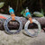 Bohemian Spiral Shell Leather Big Earrings