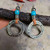 Bohemian Spiral Shell Leather Big Earrings