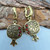 Vintage Ethnic Lovely Flower Dangle Drop Earrings