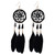 Vintage Dream Catcher Feather Tassel Earrings