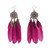 Vintage Dream Catcher Feather Tassel Earrings