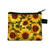 Sunflower / Daisy Printed Mini Coin Purse
