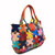 Genuine Leather Patchwork Square Crossbody Top Layer Handbag